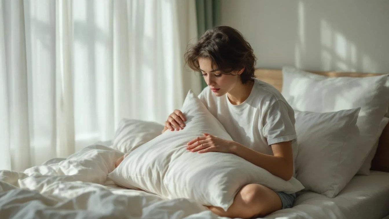 Ich frischt mein Kissen in 15 Minuten auf, Flecken und Gerüche sind weg