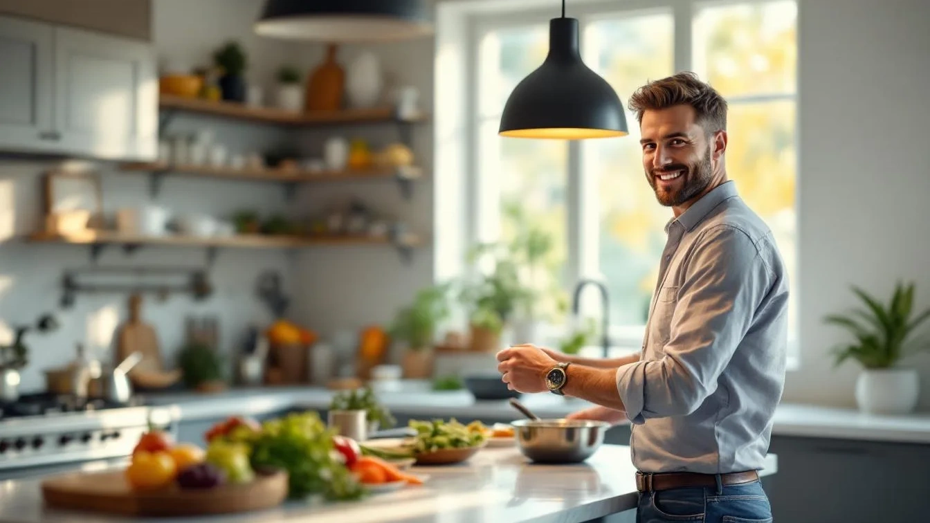 Ich wählte Küchenlampen richtig aus, meine Kochfähigkeiten verbesserten sich drastisch