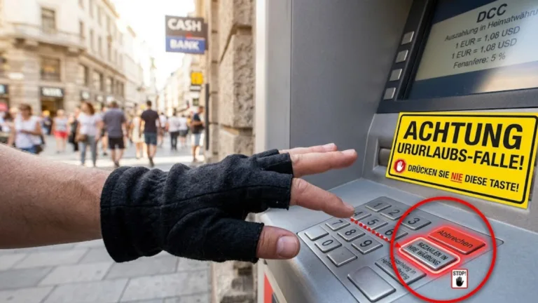 Urlaubs-Falle Warum Sie am Geldautomaten im Ausland niemals diese Taste drücken dürfen