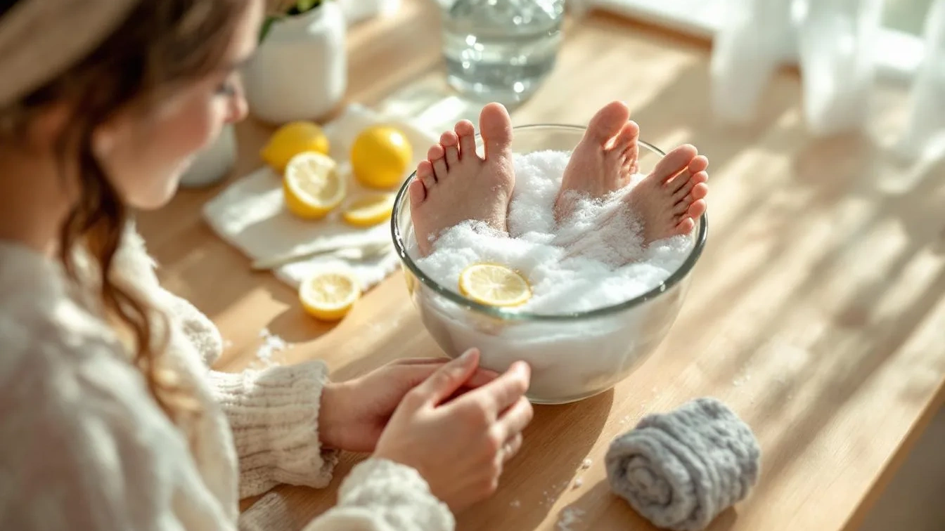 Warum deine Füße nach Natron und Zitrone besser riechen